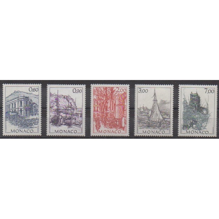 Buy this set of stamps of Monaco of the year 1992 (Nb 1834/1838).