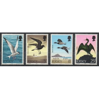 Timbres - Thème oiseaux - Jersey - 1975- No 117/120