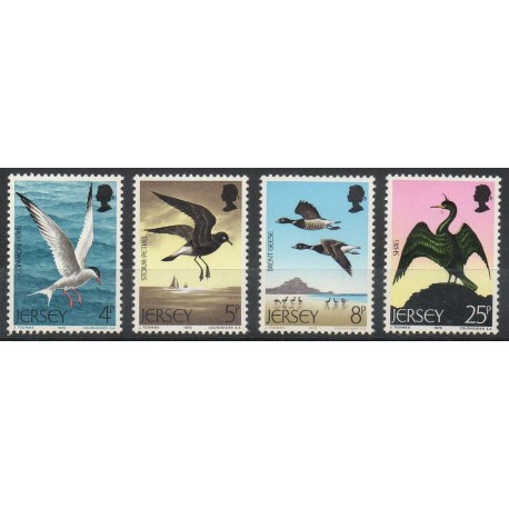 Jersey - 1975 - No 117/120 - Oiseaux