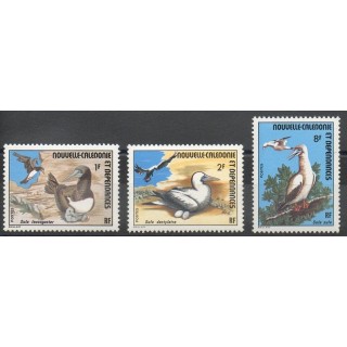 Timbres - Thème oiseaux - Nouvelle-Calédonie - Poste - 1976- No 398/400