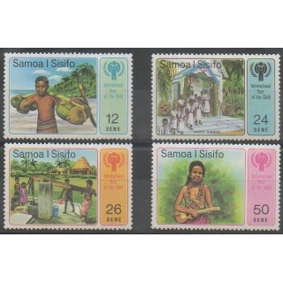 Acheter cette série de timbres de Samoa de l'année 1979 (No 446/449).