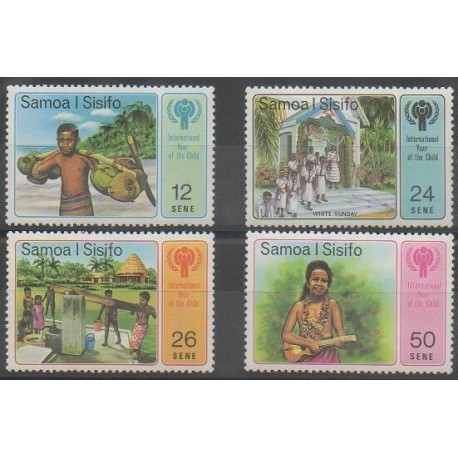 Samoa - 1979 - Nb 446/449 - Childhood
