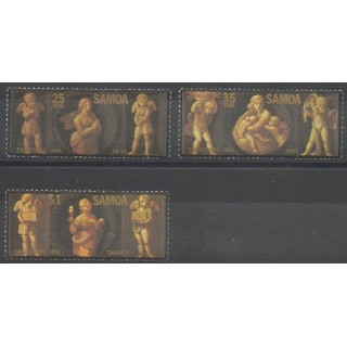 Acheter cette série de timbres de Samoa de l'année 1984 (No 569/571).