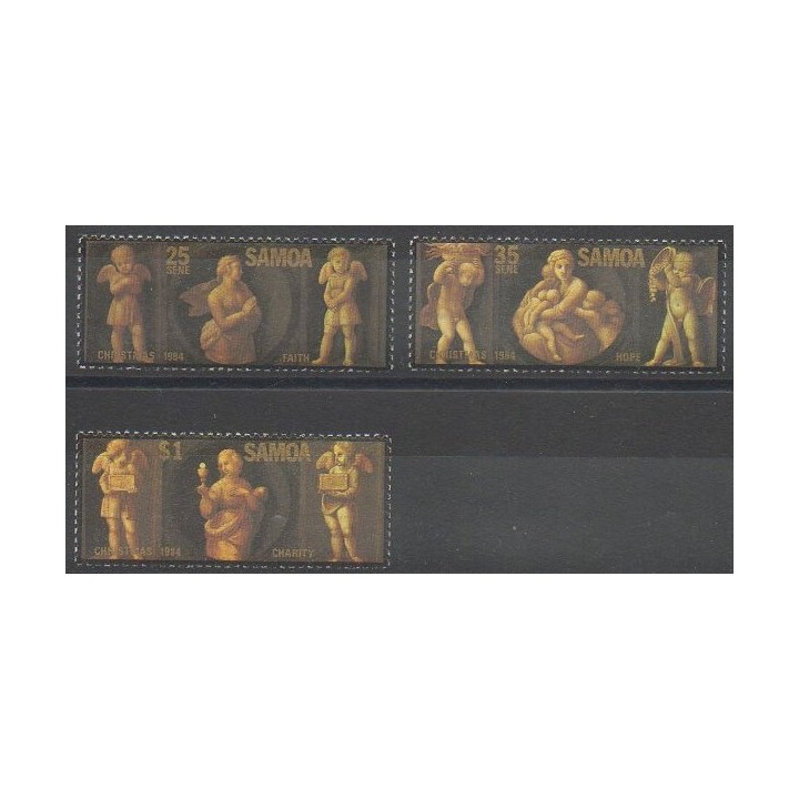 Acheter cette série de timbres de Samoa de l'année 1984 (No 569/571).