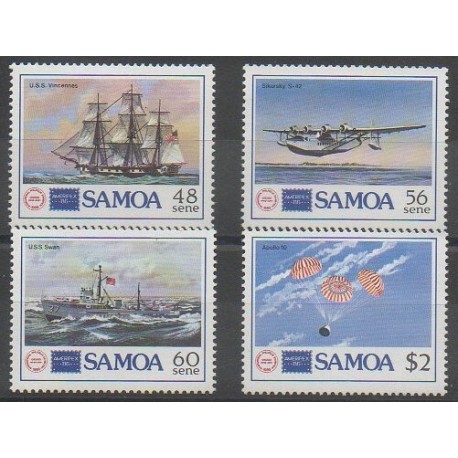 Samoa - 1986 - No 612/615 - Philatélie
