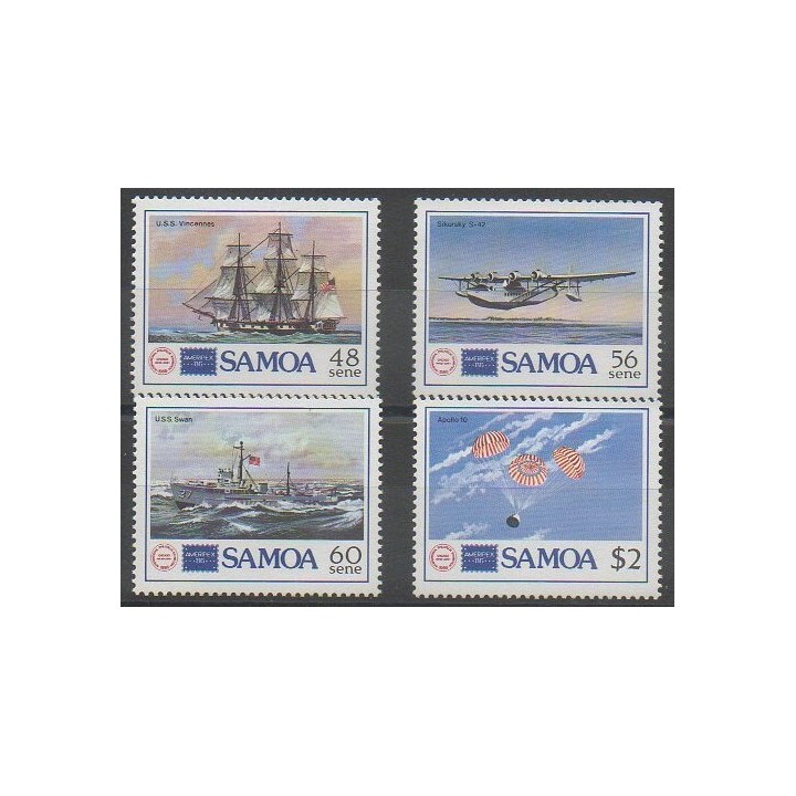 Buy this set of stamps of Samoa of the year 1986 (Nb 612/615).