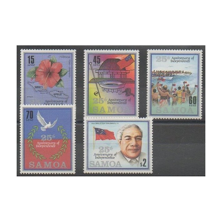 Buy this set of stamps of Samoa of the year 1987 (Nb 623/627).