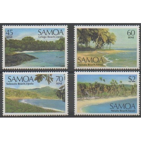 Samoa - 1987 - Nb 632/635 - Sights