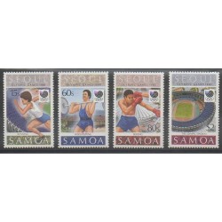 Samoa - 1988 - No 668/671 - Jeux Olympiques d'été