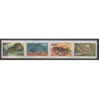 Buy this set of stamps of Saint-Pierre et Miquelon of the year 1995 (Nb 614/617).