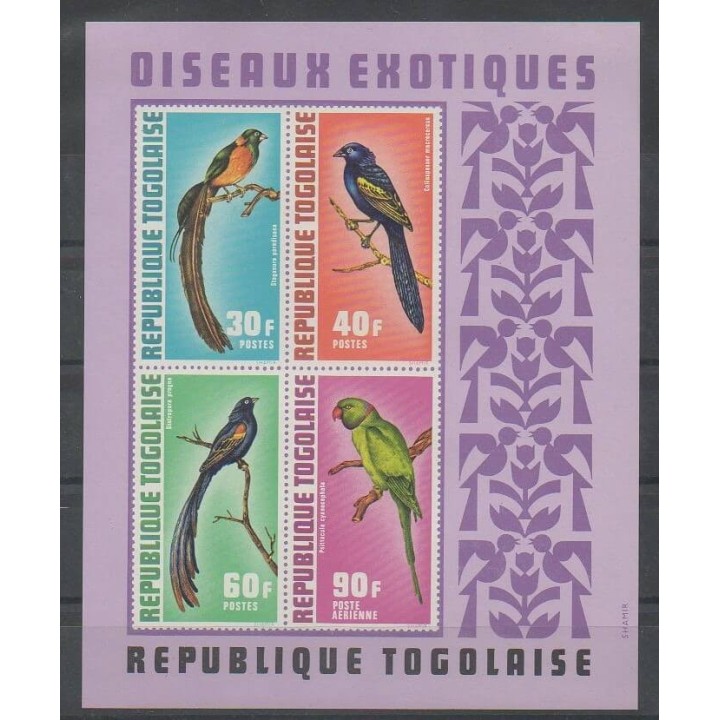 Acheter ce bloc-feuillet du Togo de l'année 1972 (No BF63). - Neuf avec charnière