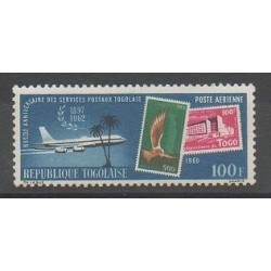 Togo - 1963 - No PA37 - Service postal - Timbres sur timbres