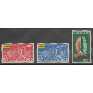 Buy these stamps of Togo of the year 1960 (Nb PA34/PA36).