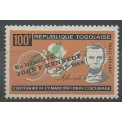 Togo - 1964 - Nb PA43 - Human Rights - Celebrities