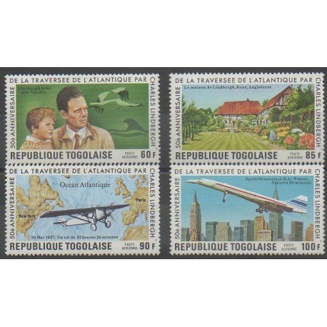 Togo - 1977 - Nb PA314/PA317 - Planes
