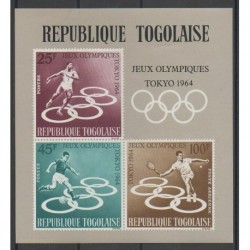 Togo - 1964 - No BF12 - Jeux Olympiques d'été - Neuf avec charnière - Oblitéré