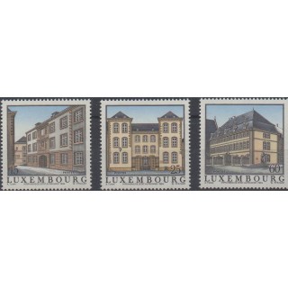 Timbres - Thème monuments - Luxembourg - 1994 - No 1300/1302