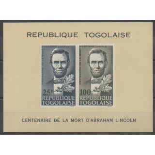 Acheter ce bloc-feuillet du Togo de l'année 1965 (No BF16).