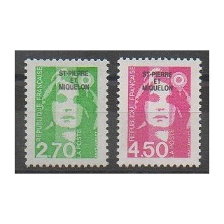 Acheter cette série de timbres de Saint-Pierre et Miquelon de l'année 1996 (No 630/631).