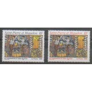 Acheter cette série de timbres de Saint-Pierre et Miquelon de l'année 1996 (No 628/629).