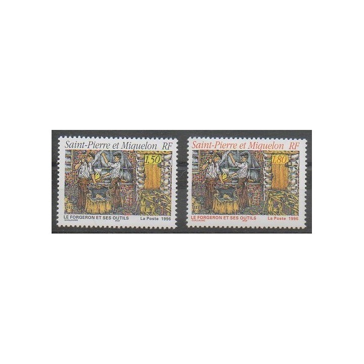 Acheter cette série de timbres de Saint-Pierre et Miquelon de l'année 1996 (No 628/629).