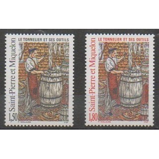 Acheter cette série de timbres de Saint-Pierre et Miquelon de l'année 1995 (No 612/613).