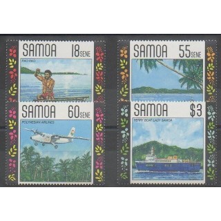Buy this set of stamps of Samoa of the year 1990 (Nb 708/711).