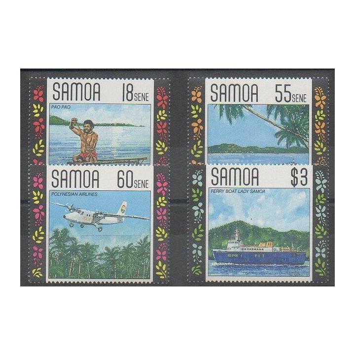 Acheter cette série de timbres de Samoa de l'année 1990 (No 708/711).