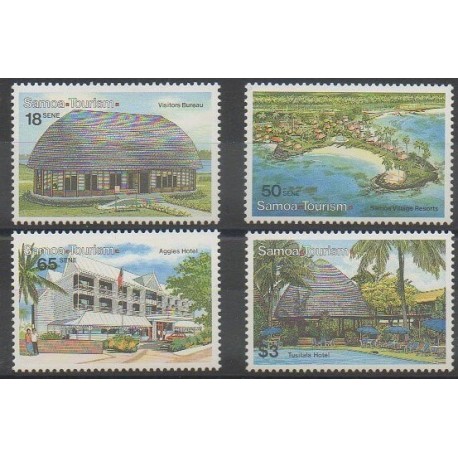 Samoa - 1990 - Nb 715/718 - Tourism