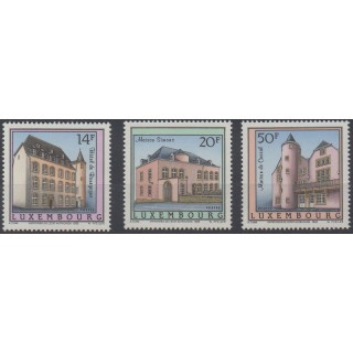 Timbres - Thème monuments - Luxembourg - 1993 - No 1270/1272