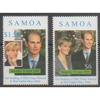 Acheter cette série de timbres de Samoa de l'année 1999 (No 884/885).