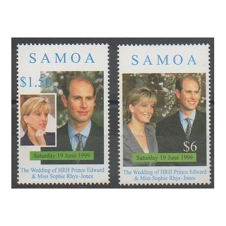 Samoa - 1999 - No 884/885 - Royauté - Principauté