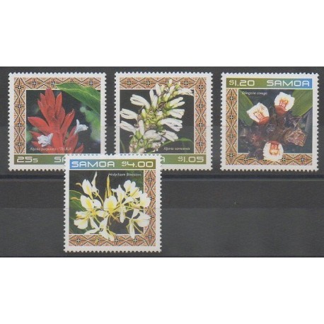 Samoa - 2002 - Nb 946/949 - Flowers