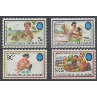 Acheter cette série de timbres des îles Salomon de l'année 1991 (No 718/721).