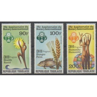 Buy these stamps of Togo of the year 1980 (Nb PA409/PA411).