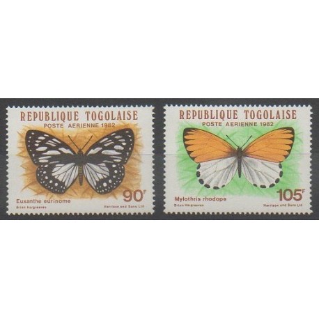 Togo - 1982 - Nb PA477/PA478 - Insects