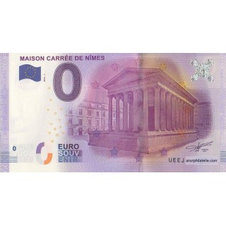 Billet souvenir - Maison carrée de Nîmes - 2016