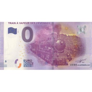 Billet souvenir - Train à vapeur des Cévennes - 2016-1