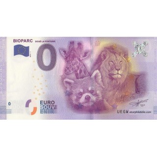 Billet souvenir - Bioparc - 2016