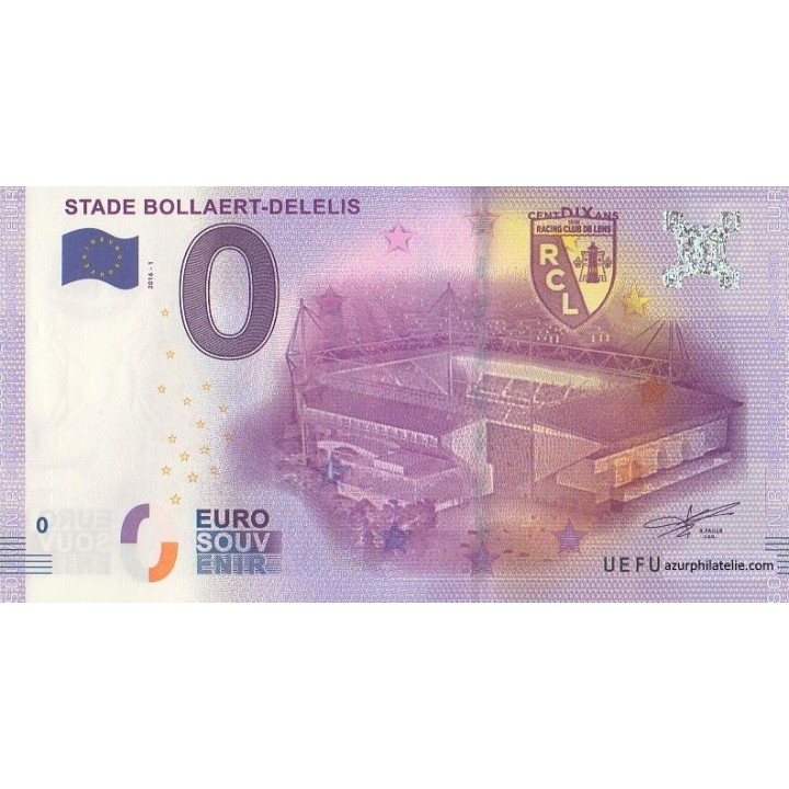 Billet souvenir - Stade Bollaert - 2016