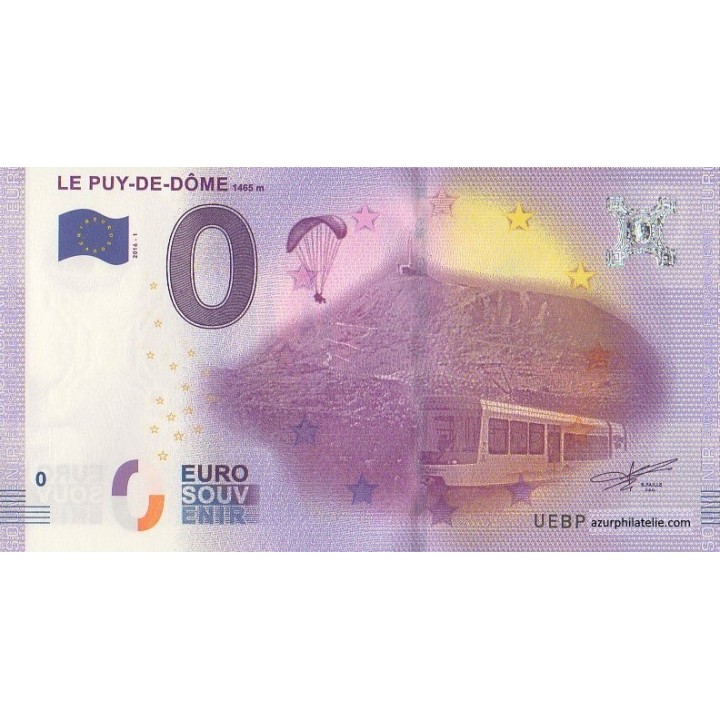 Billet souvenir - Le Puy-de-Dôme - 2016-1