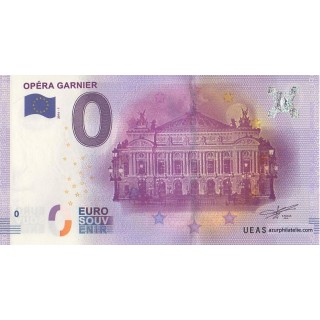 Billet souvenir - Opéra Garnier - 2016