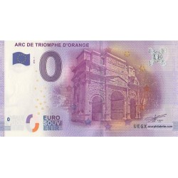 Euro banknote memory - 84 - Arc de triomphe d'Orange - 2016