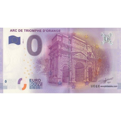 Billet souvenir - Arc de triomphe d'Orange - 2016