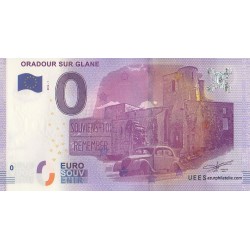 Billet souvenir - Oradour sur Glane - 2016
