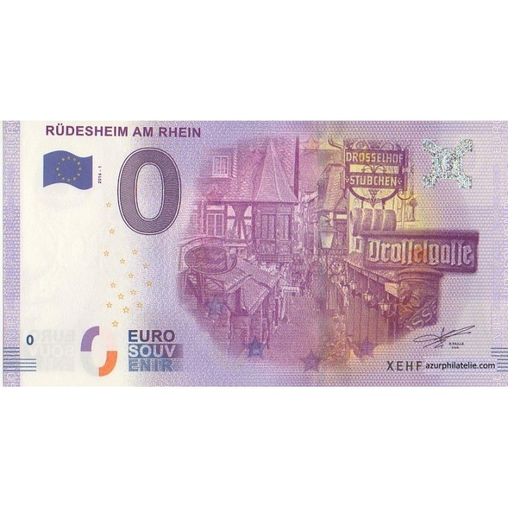 Billet souvenir - Rudesheim Am Rhein - 2016