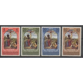 Acheter cette série de timbres de Saint-Christophe de l'année 1972 (No 262/265).