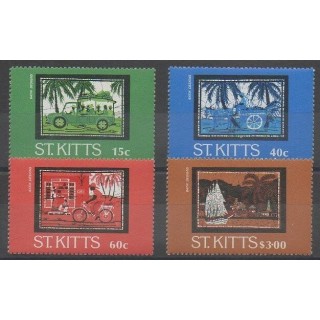 Buy this set of stamps of Saint-Christophe of the year 1985 (Nb 584/587).