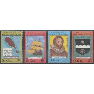 Acheter cette série de timbres de Saint-Christophe de l'année 1985 (No 596/599).