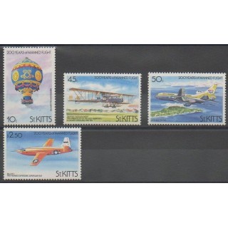 Acheter cette série de timbres de Saint-Christophe de l'année 1983 (No 546/549).